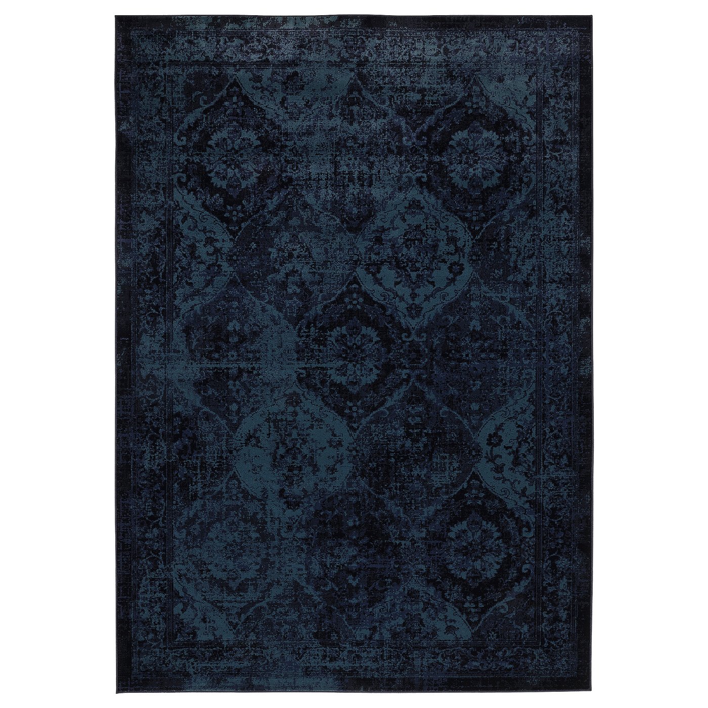 VONSBÄK rug, low pile, dark blue, 170x230 cm - IKEA