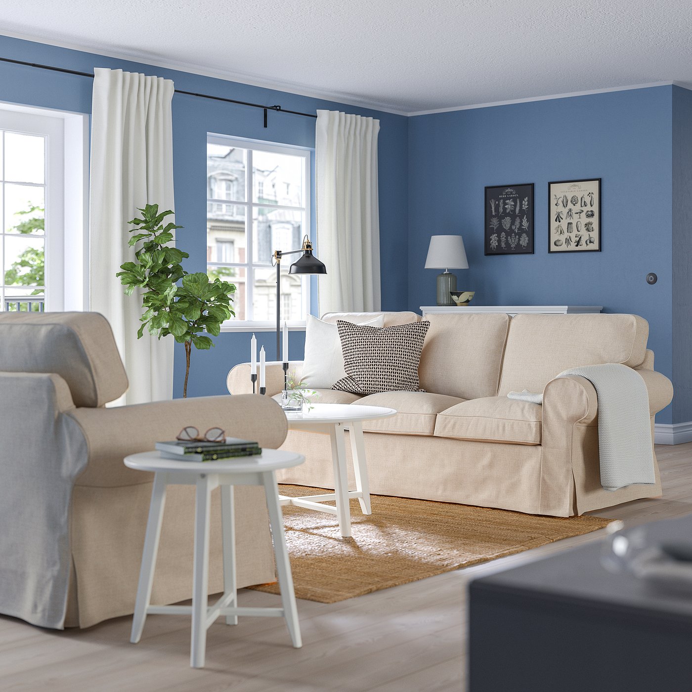 IKEA エークトルプ IKEA（イケア）EKTORP（エークトルプ）肘付2人掛