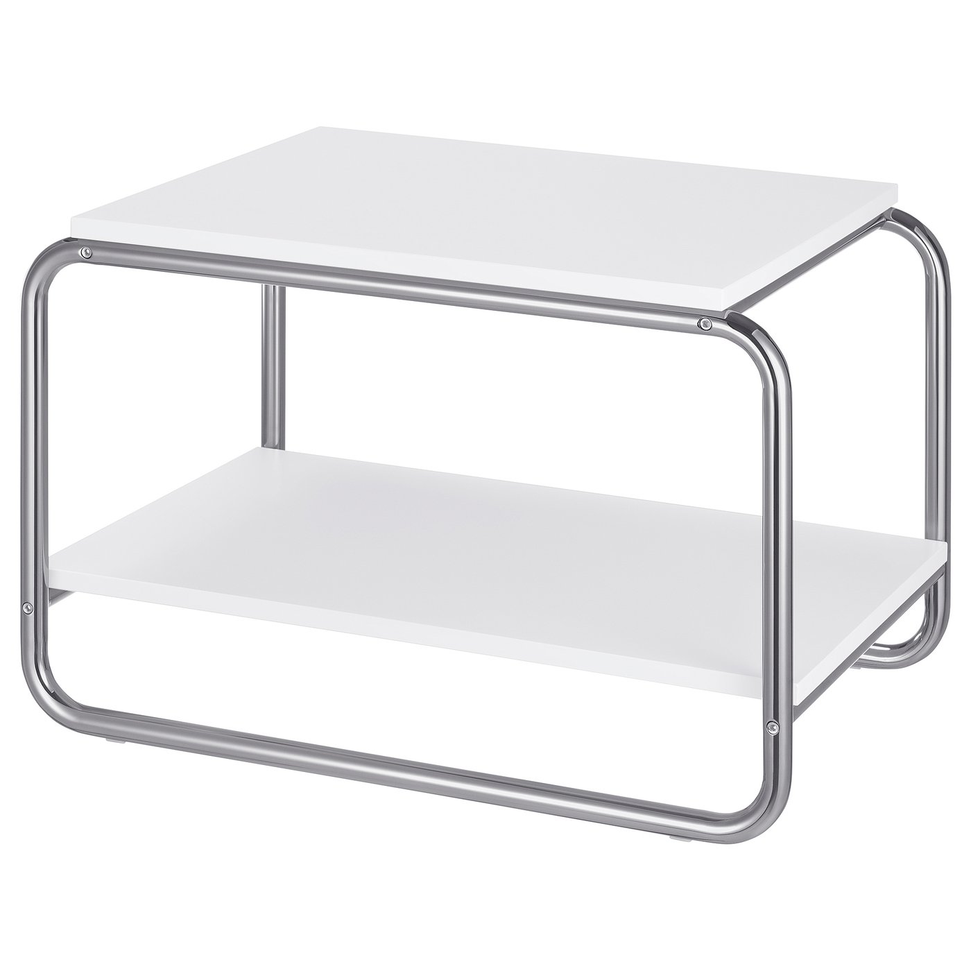 BAGGBODA side table, white, 28x195/8