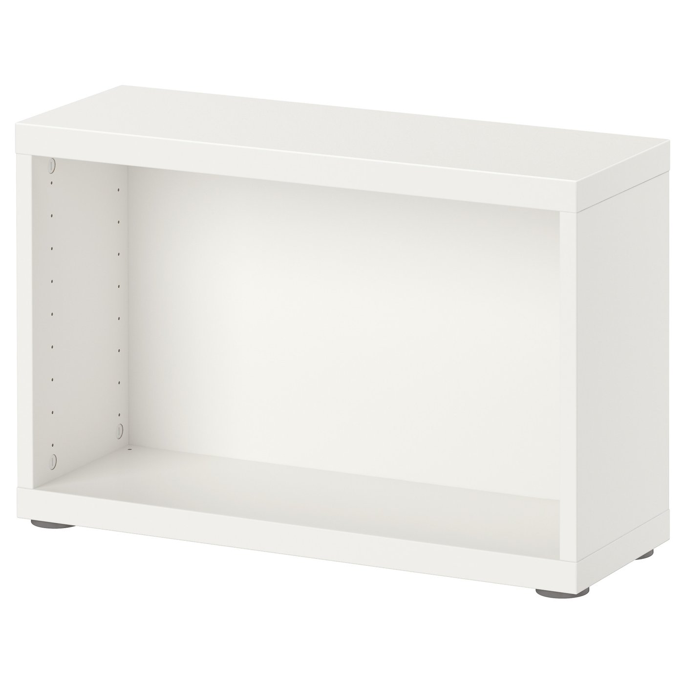 BESTÅ frame, white, 235/8x77/8x15