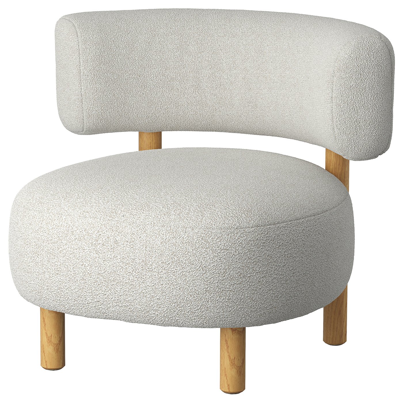 STOCKHOLM 2025 armchair, Djurmo gray/white - IKEA