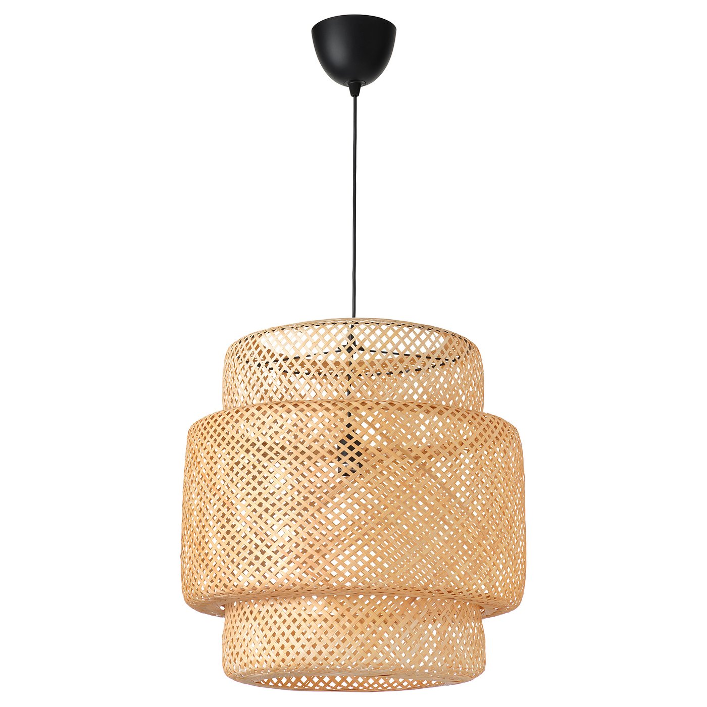SINNERLIG pendant lamp, bamboo/handmade, 20