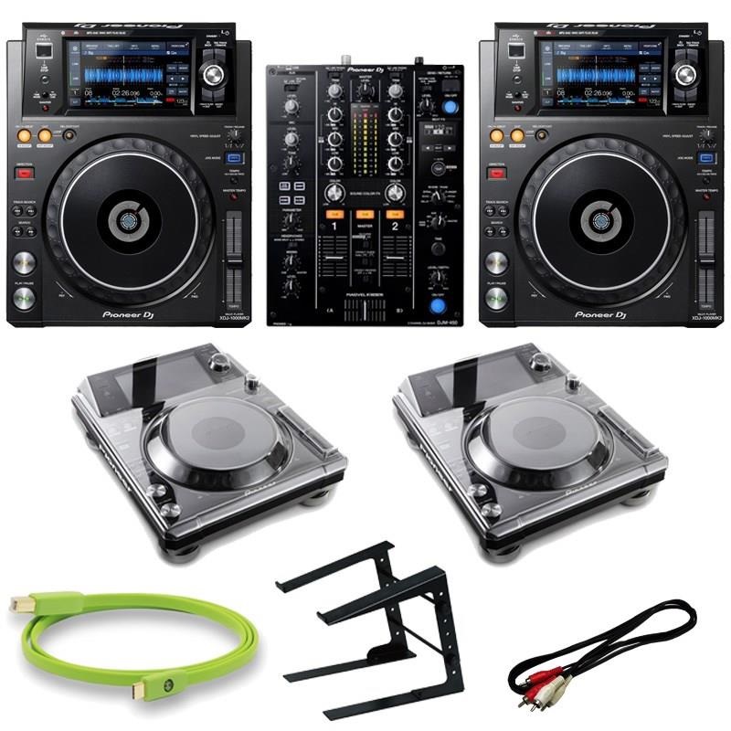Pioneer DJ XDJ-1000MK2 + DJM-450 クラブスタイル点SET 【本体保護