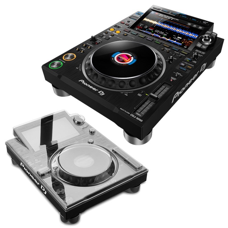 Pioneer DJ CDJ-3000 + DECKSAVER本体保護カバー SET (パイオニア