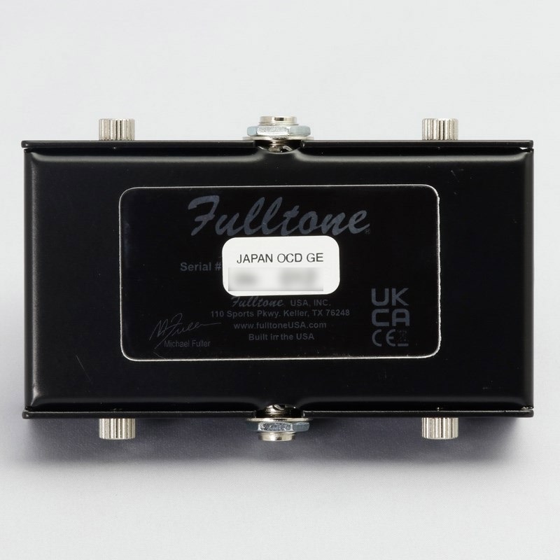 Fulltone 【WEB限定在庫処分セール】 OCD Ge[OCD Ge LTD BLK]【日本