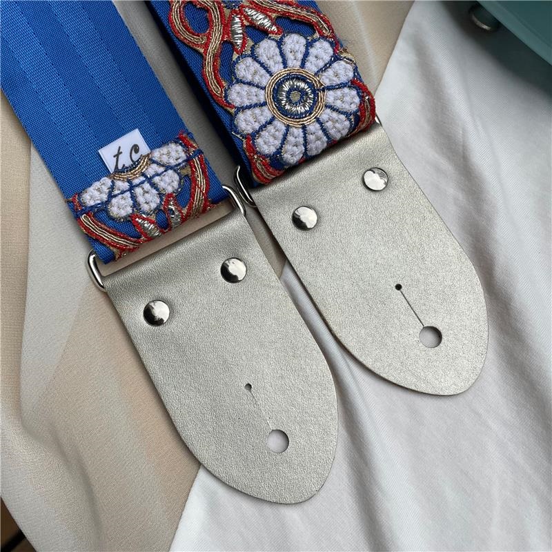 tsundrum_chan オリエンタルシートベルトギターストラップ ｜イケベ