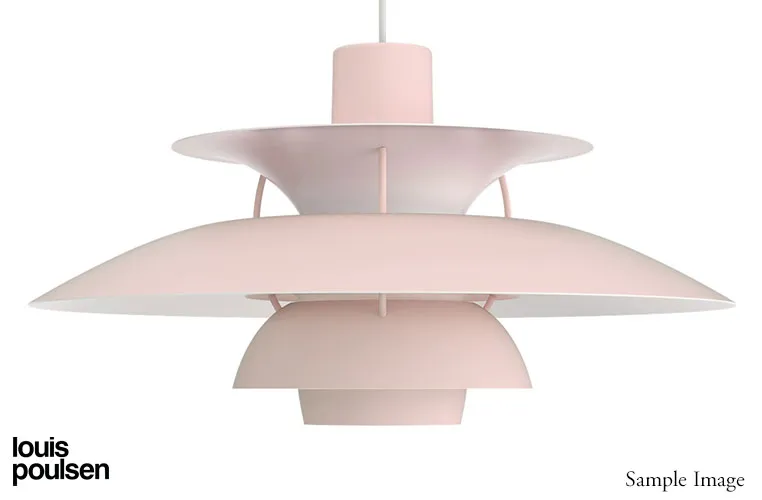 PH 5 （モノクローム・ペールローズ） ペンダント ｜ Louis Poulsen