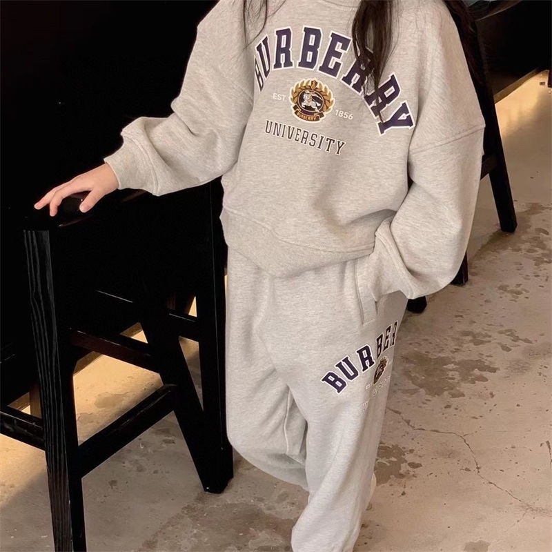 バーバリー子供服 女の子 セットアップ Burberry パーカー ロング