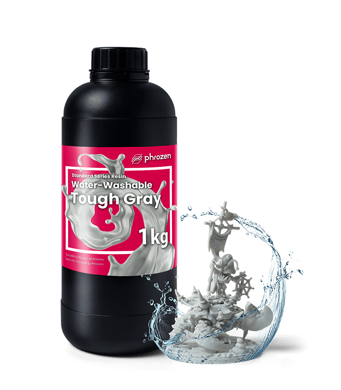 高靭性タフ水洗いレジン（グレー）｜マテリアル｜Phrozen × IGUAZU