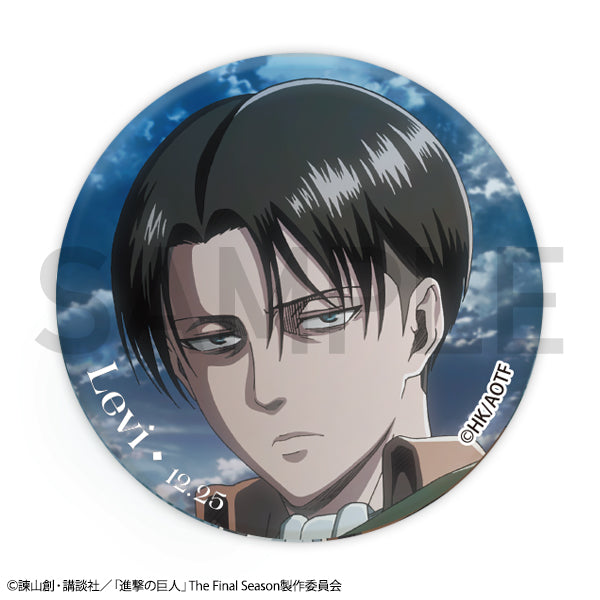 進撃の巨人Re:lightingリヴァイBirthday トレーディング缶バッジ全8種