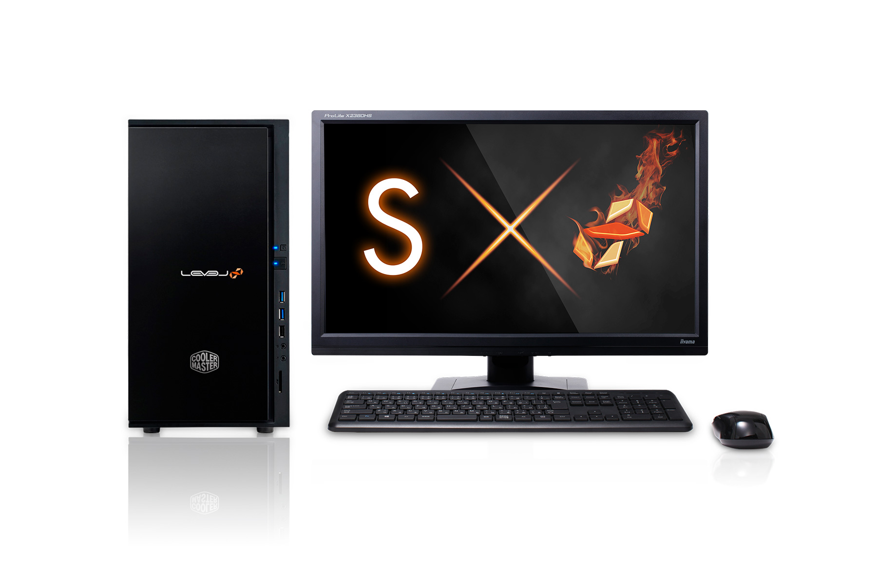 iiyama PC、「LEVEL∞（レベル インフィニティ）」よりASUS製
