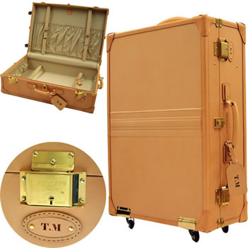 三洋堂創業100周年記念商品】 ヌメ革使用スーツケースSUNTEX CEO サン