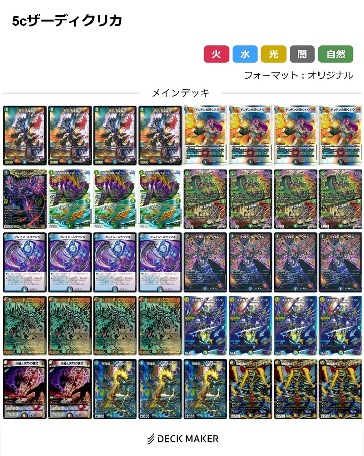 GP完走記念】5cザーディクリカ解説！ - (明治大学カードゲームサークル