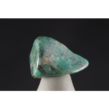 クリソコラ原石（珪孔雀石）タンブル10．8g 天然石販売 名取貴石