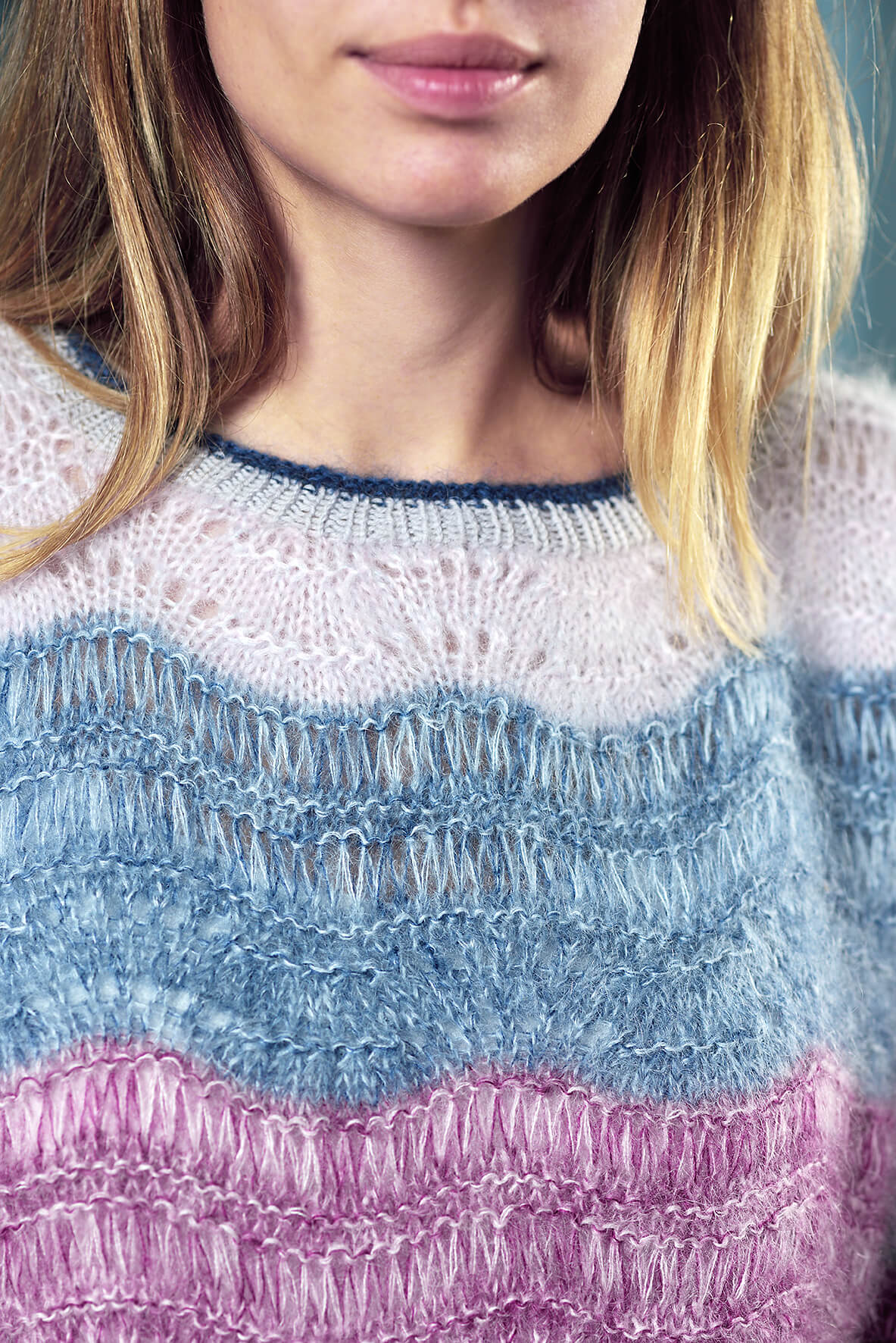 SHADES OF MOHAIR SWEATER -knitting pattern- – Itaca Yarns