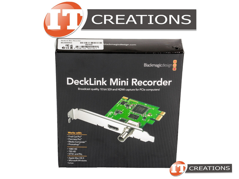 DeckLink Mini Recorder 4Kです。確認のみです。 DeckLink Mini