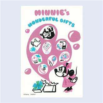 Disney100 キャンバスポストカード ミニーマウス＆フィガロ