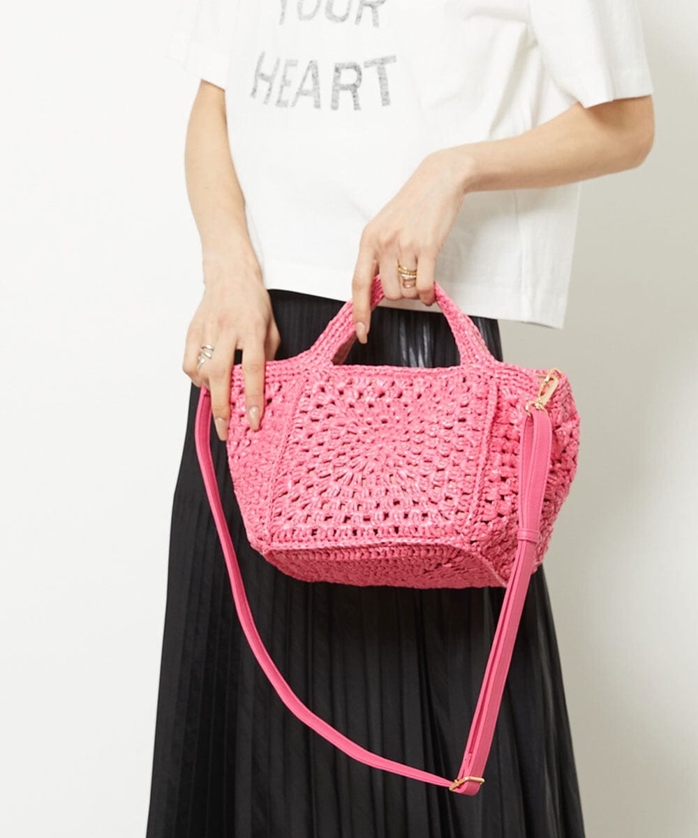 2WAY]メッシュ編みトートバッグ(トートバッグ) | MK MICHEL KLEIN BAG