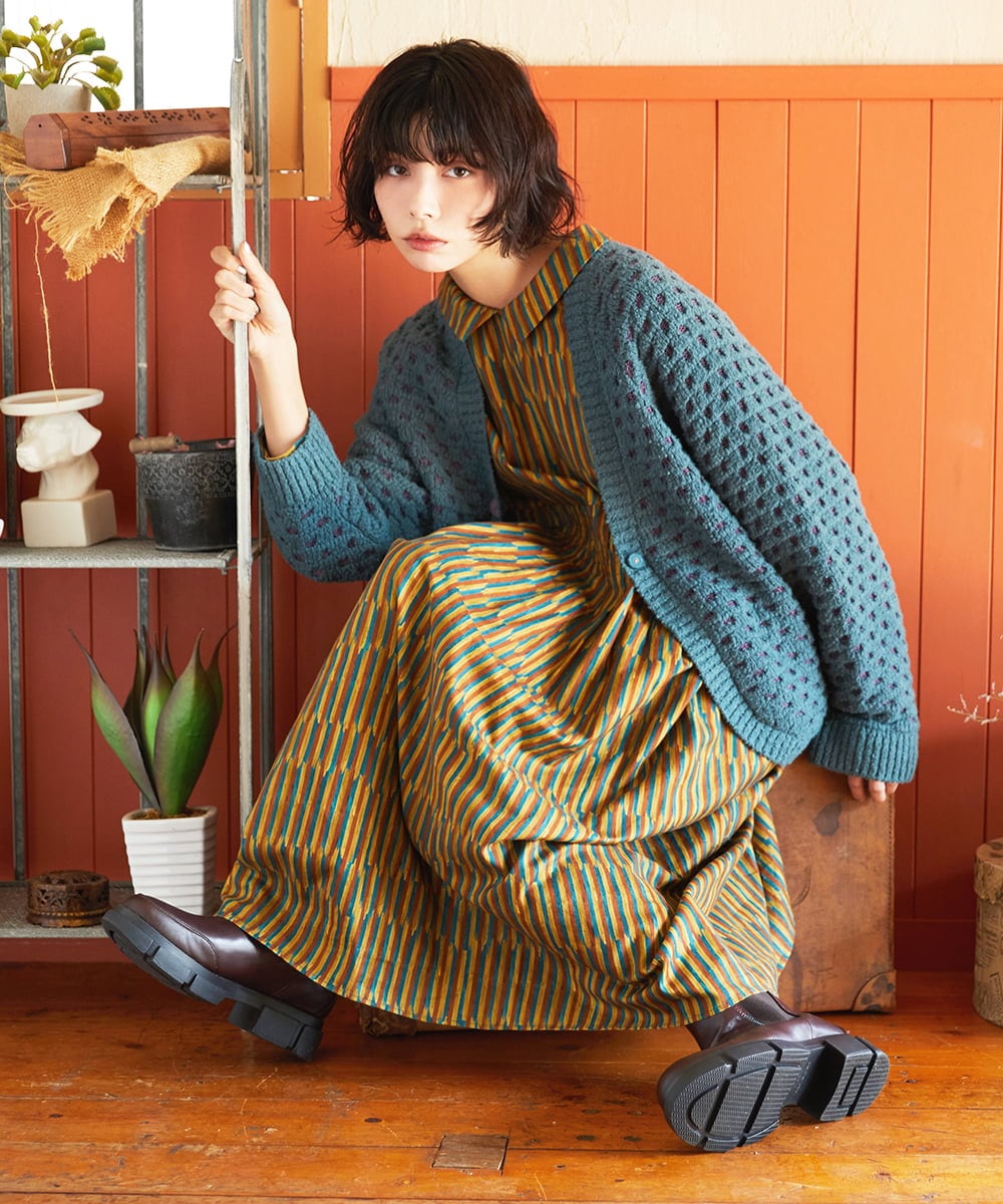 Calle del los Libreros ストライプワンピース(ワンピース