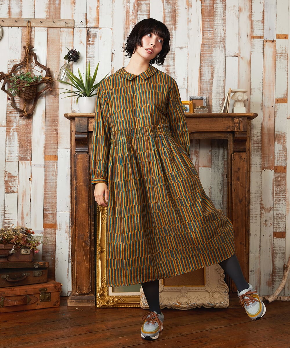 Calle del los Libreros ストライプワンピース(ワンピース