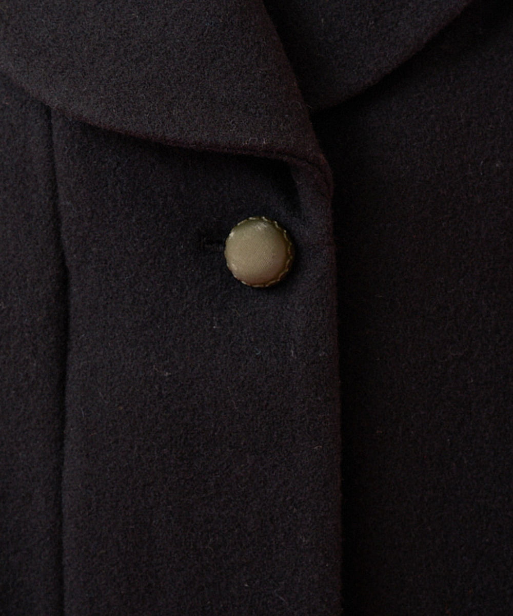 メルトン ショールカラーミドルコート(その他のコート・ブルゾン