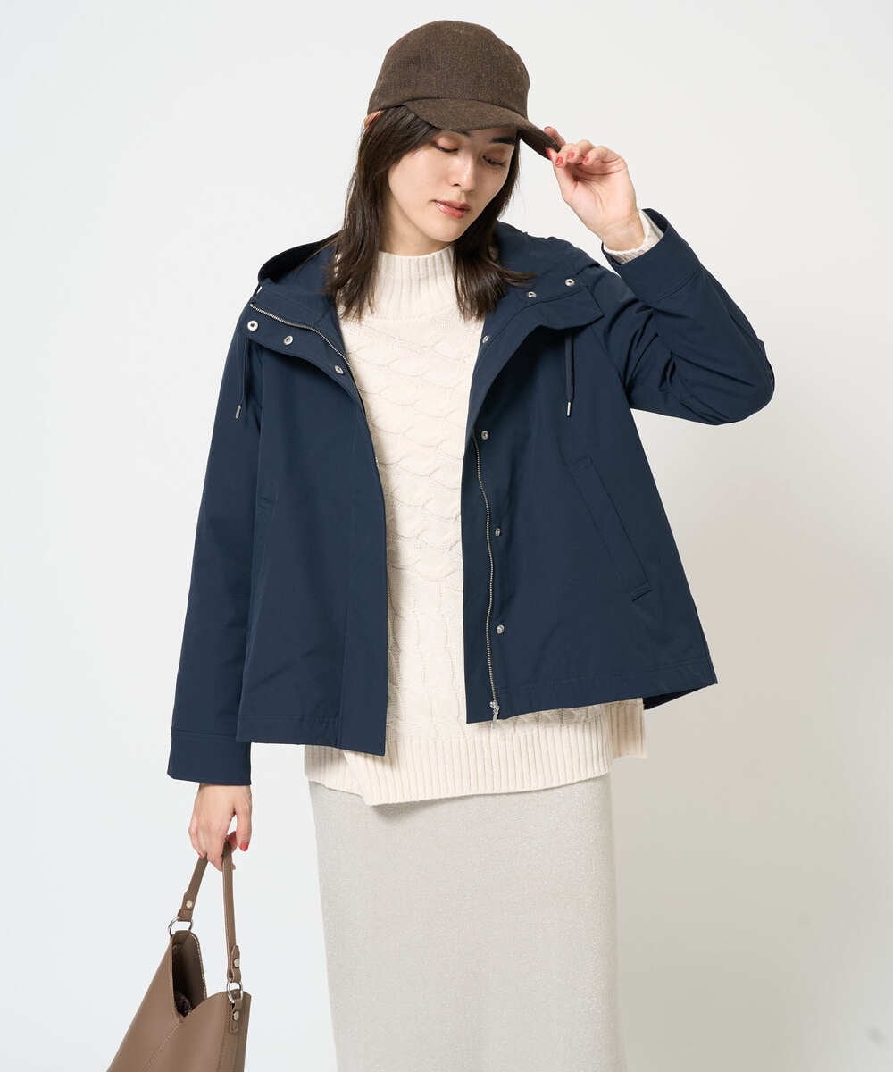 微撥水】バックタックフーテッドブルゾン(モッズコート) | a.v.v(アー