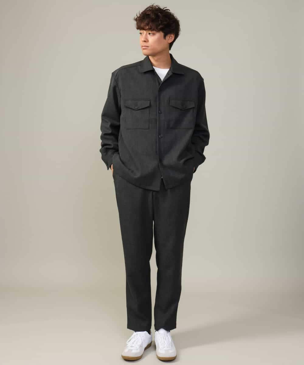 イージーケア】ダブルポケットシャツ (セットアップ可)リライト