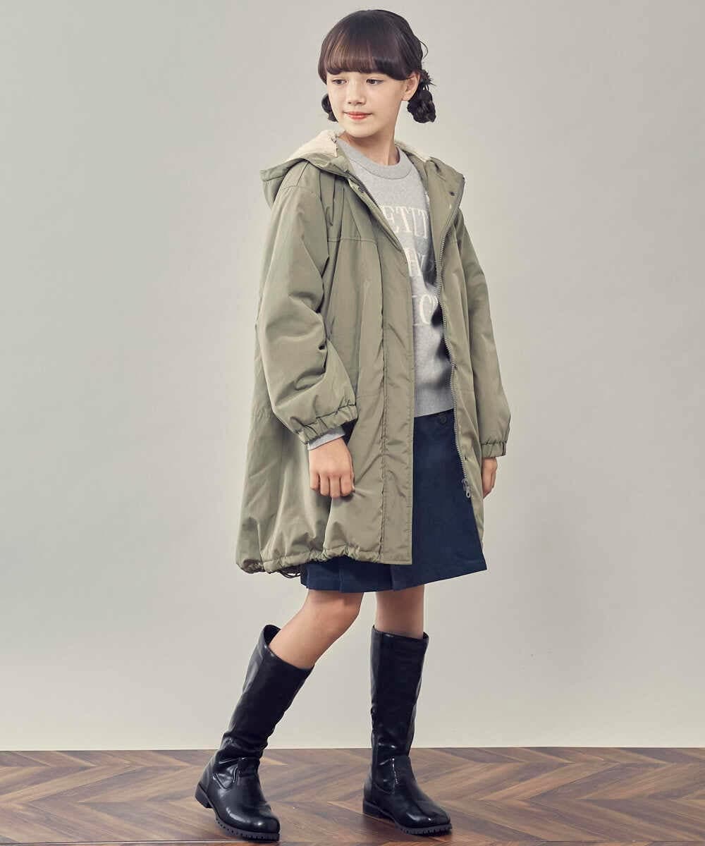 100-130]裏ボアモンスターパーカー(モッズコート) | a.v.v KIDS(アー