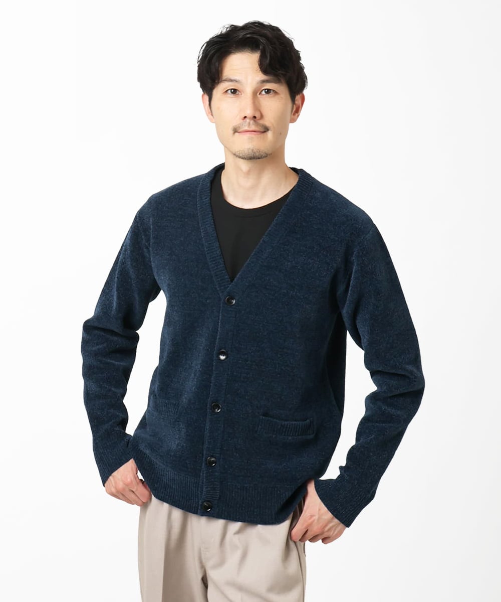 洗える】ダブルフェイス モールカーディガン(カーディガン) | MK