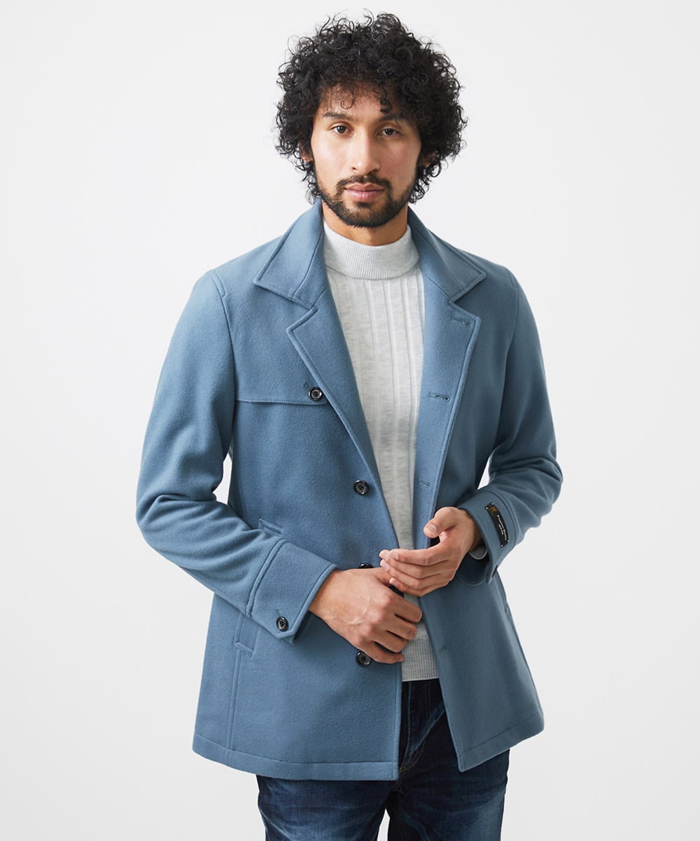 スタンドカラーウールコート(その他のコート・ブルゾン) | MICHEL