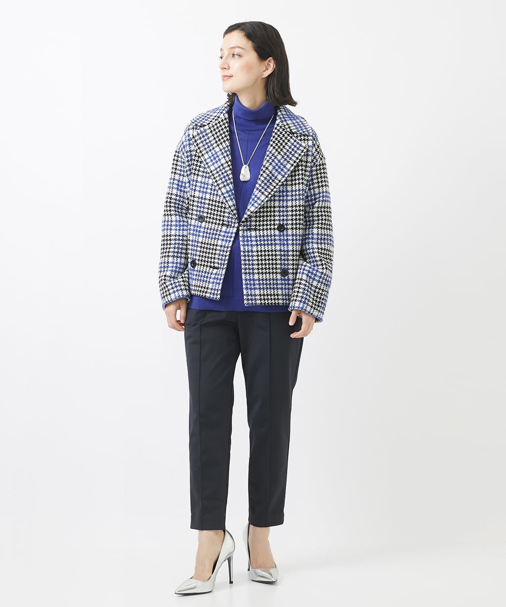 千鳥柄ツイードショートPコート(その他のジャケット・スーツ