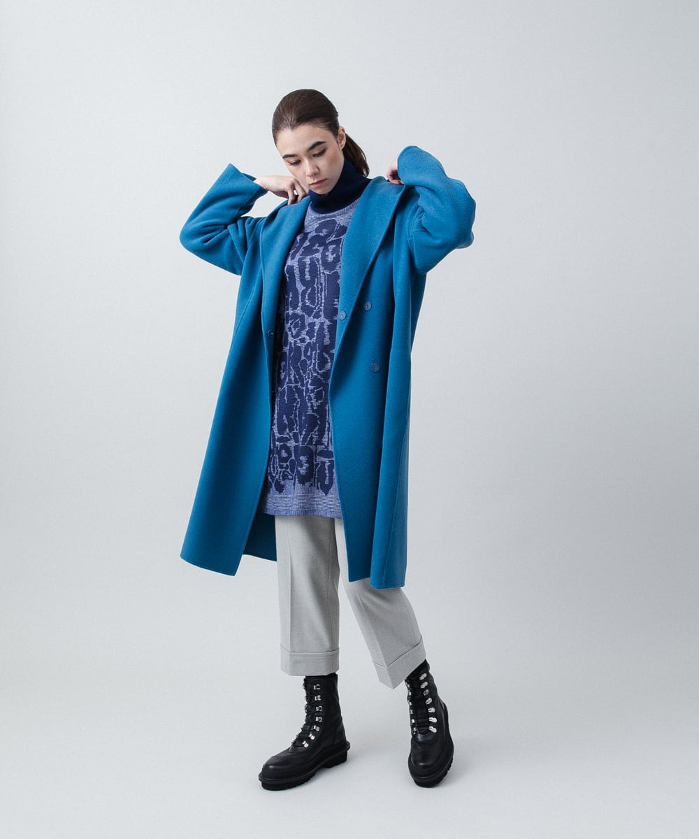 ショールカラーウールリバーコート(その他のコート・ブルゾン