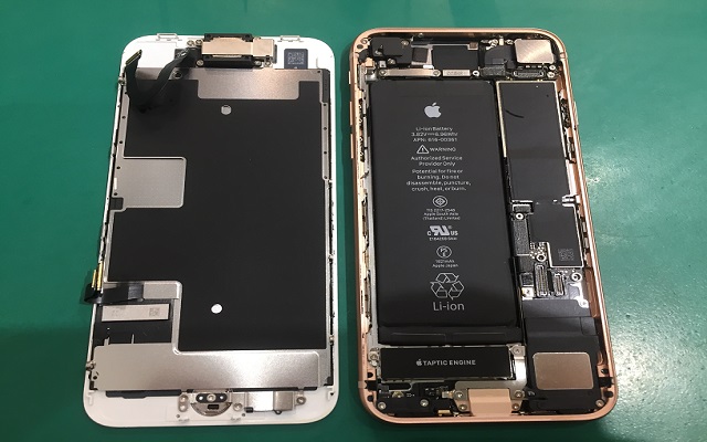 iPhone8バッテリー交換修理事例のご紹介！ | iPhone修理アイサポ 修理事例