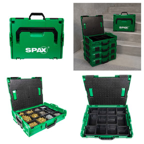 SPAX Sortimo L-BOXX Storage Container - 12 Compartments - JMP Wood