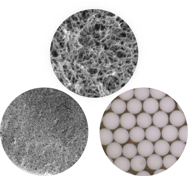 クロマトグラフィー充填剤セルファイン | 抗体・ワクチン・バイオ医薬