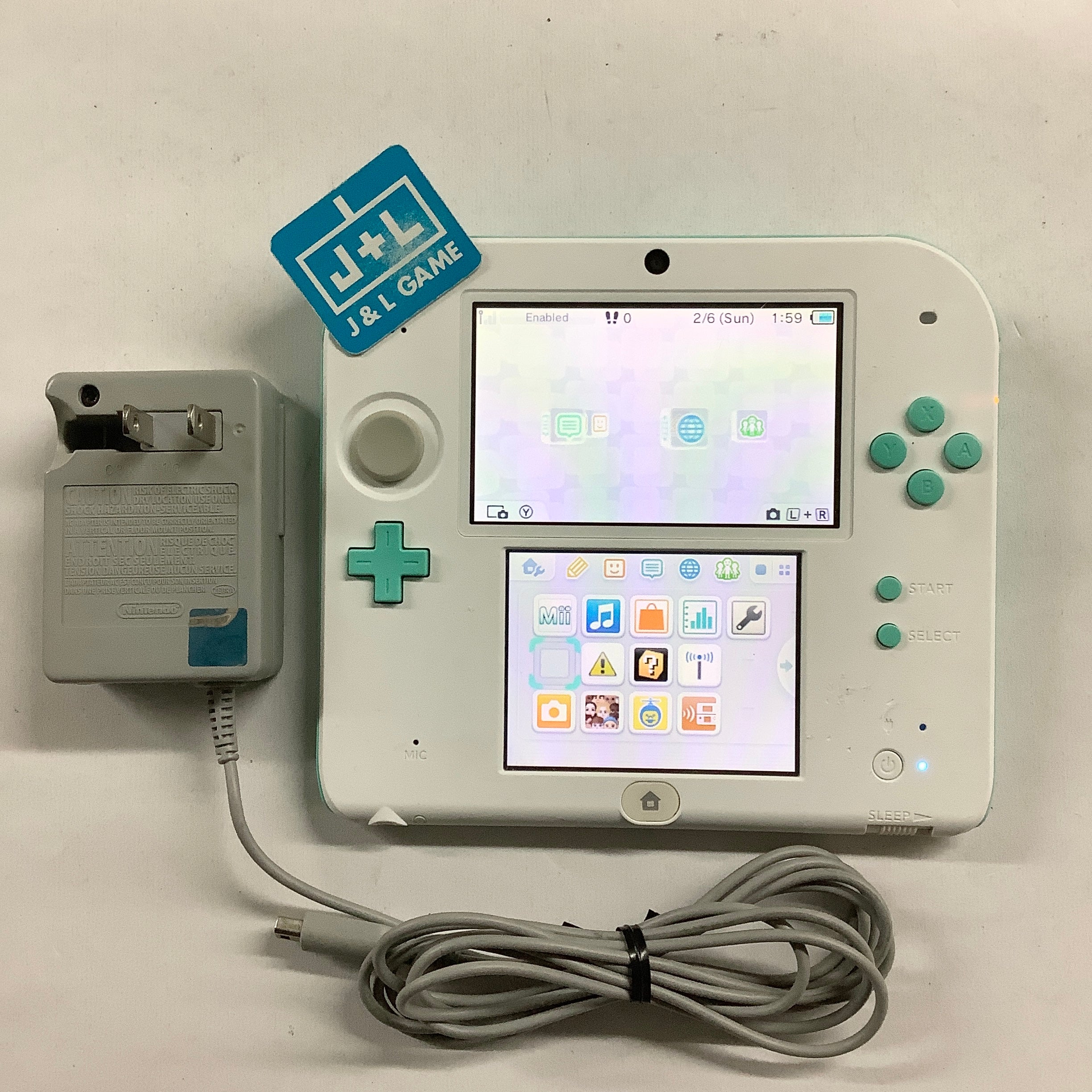 Nintendo 2DS Console (Sea Green) - Nintendo 3DS [Pre-Owned] | J&L Game
