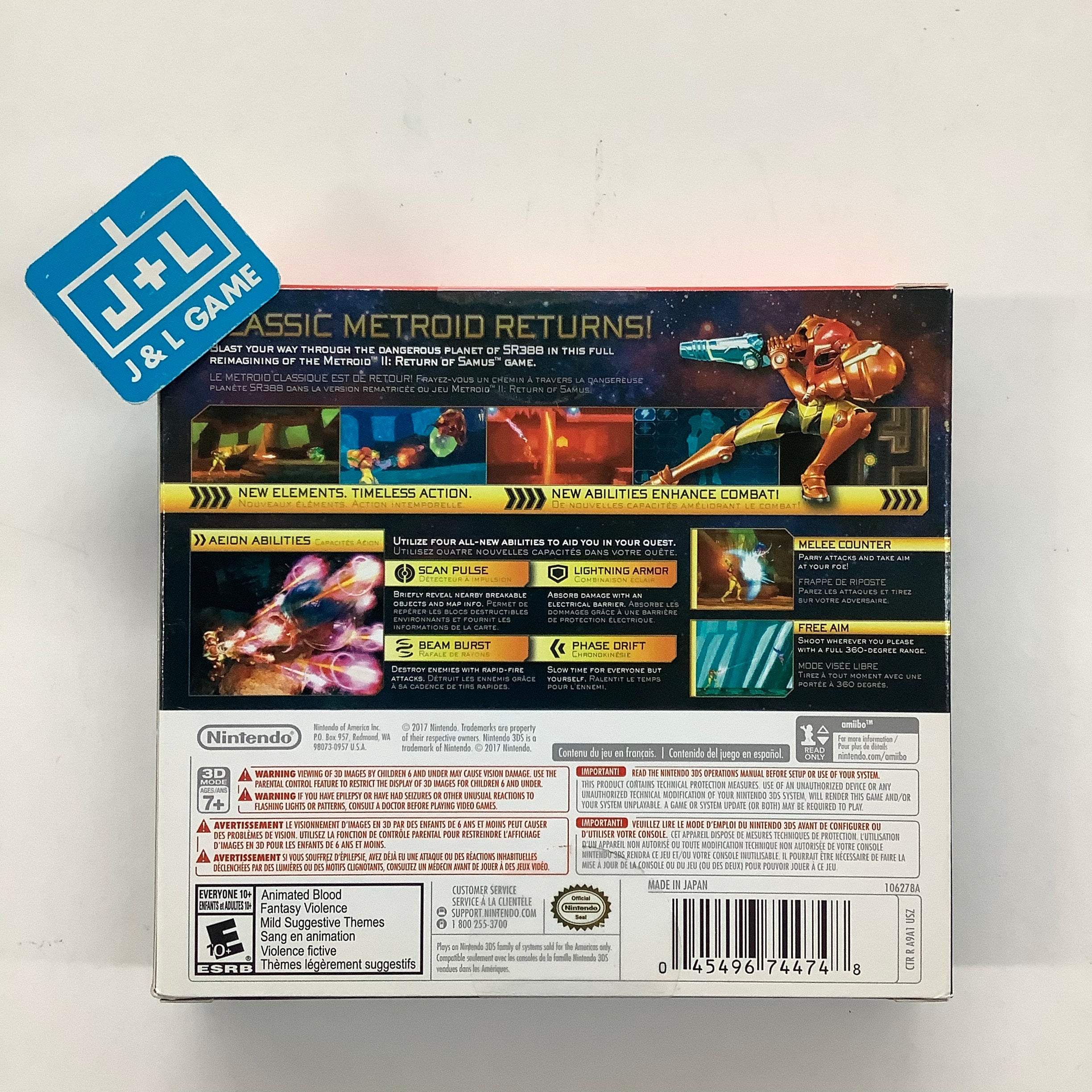 Metroid: Samus Returns (Special Edition) - Nintendo 3DS | J&L Game