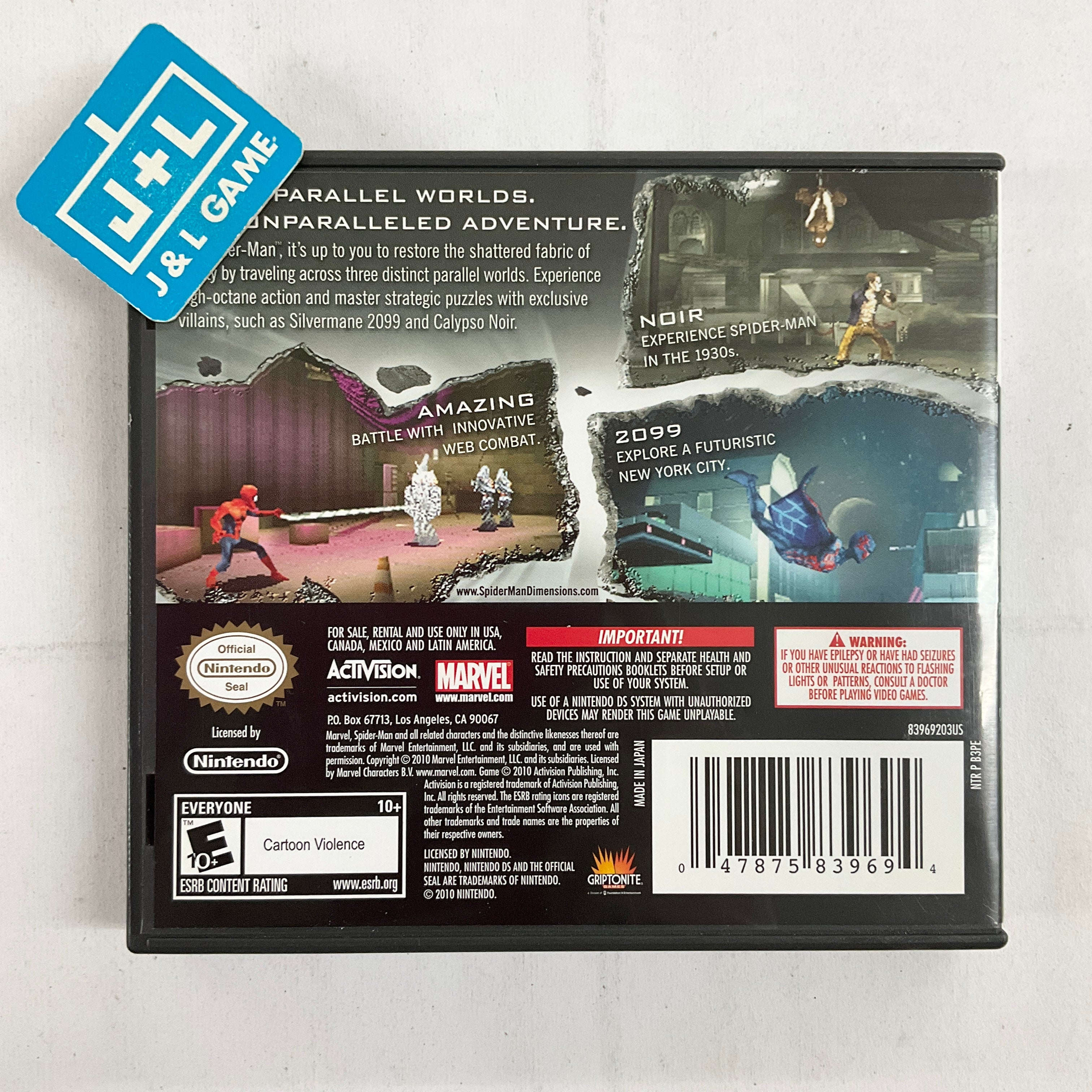 Spider-Man: Shattered Dimensions - (NDS) Nintendo DS [Pre-Owned