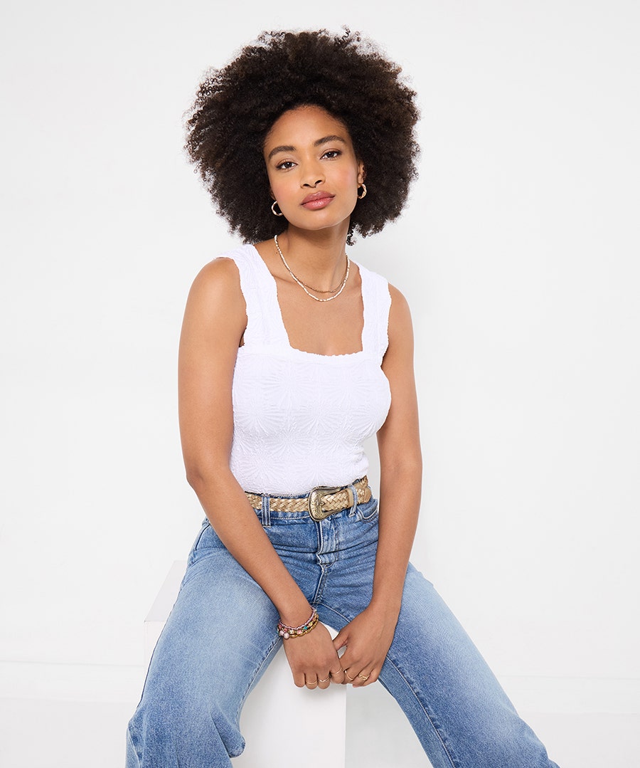 Summer Solstice Textured Vest | Womenswear | Joe Browns