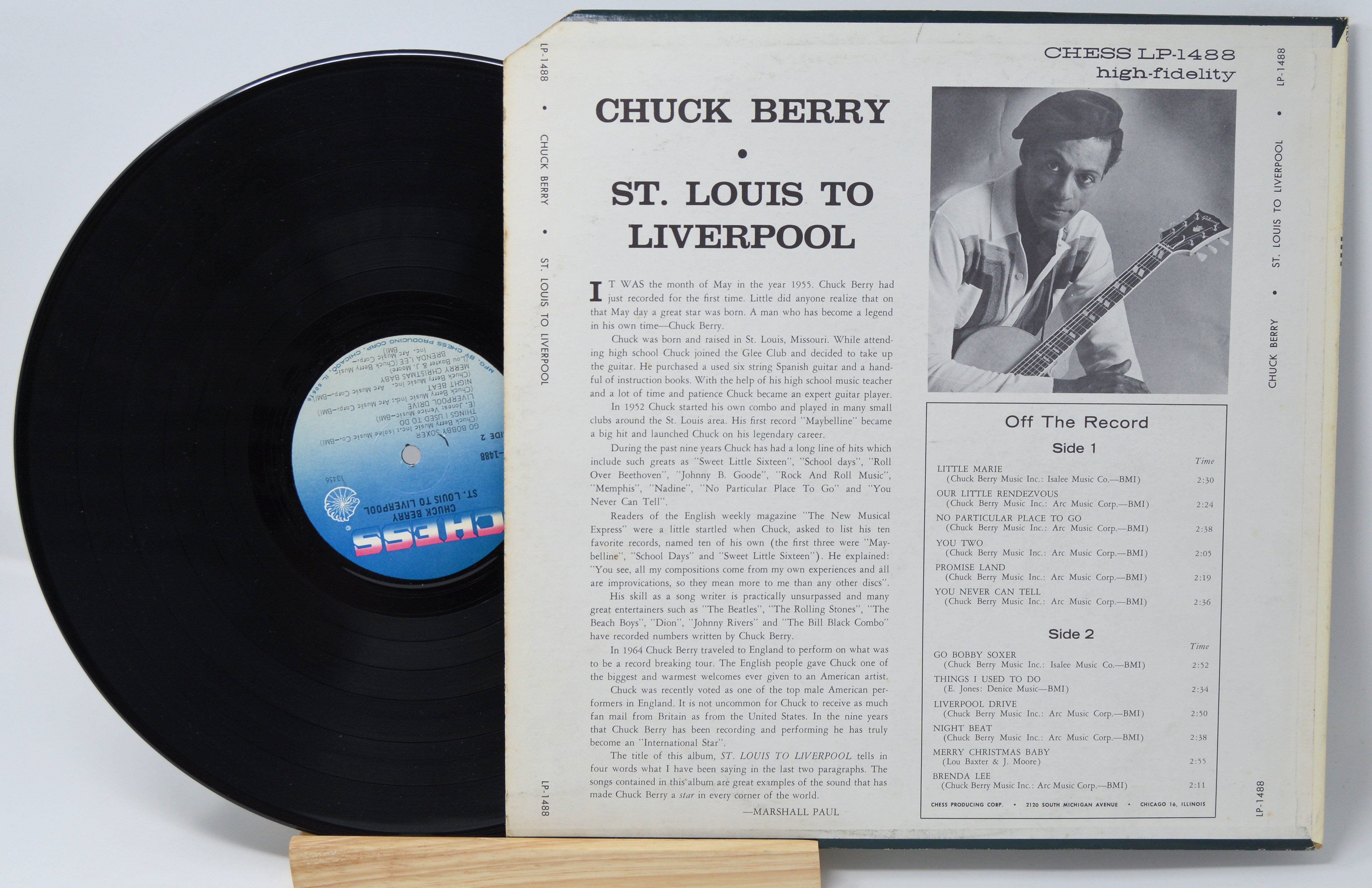 Chuck Berry - St. Louis To Liverpool, Vinyl Record Album LP, Chess