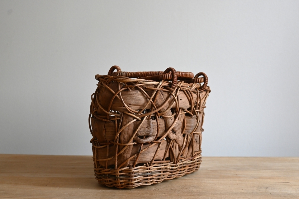 あけびと山葡萄のみだれ編みバッグ - ウェブショップ - jokogumo - よ