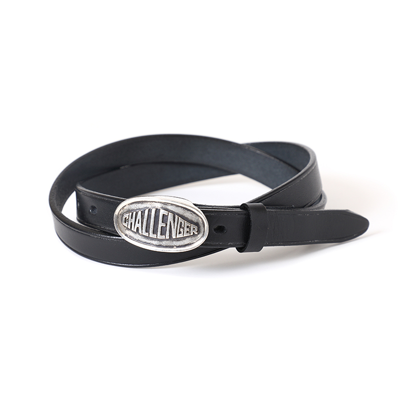 CHALLENGER/LEATHER BELT（BLACK）［レザーベルト-24秋冬］ - JONAS