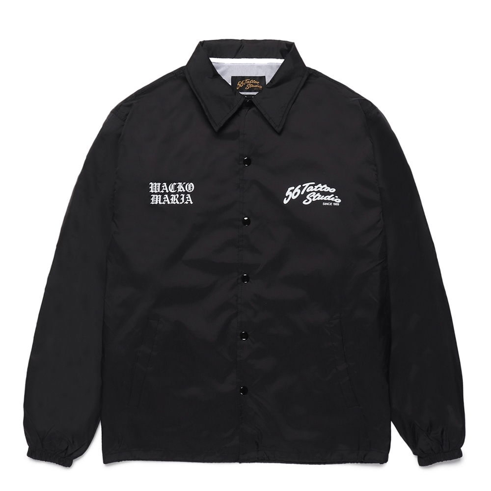 WACKO MARIA/56 TATTOO STUDIO / COACH JACKET（BLACK）［コーチJKT-24