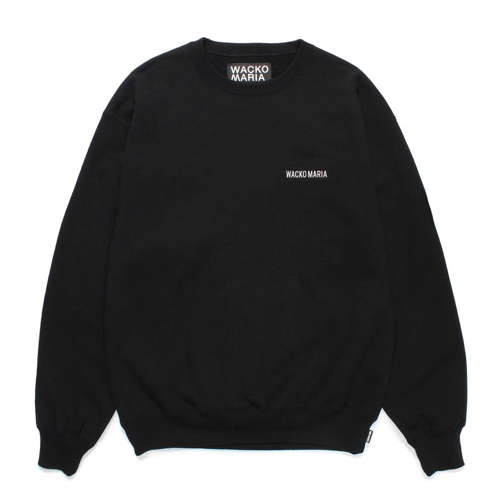 WACKO MARIA/HEAVY WEIGHT CREW NECK SWEAT SHIRT（BLACK）［クルー