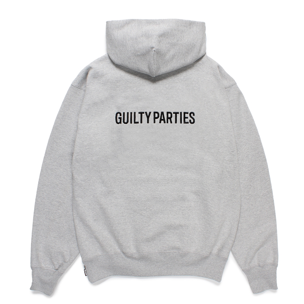 WACKO MARIA/HEAVY WEIGHT FULL ZIP HOODED SWEAT SHIRT（GRAY