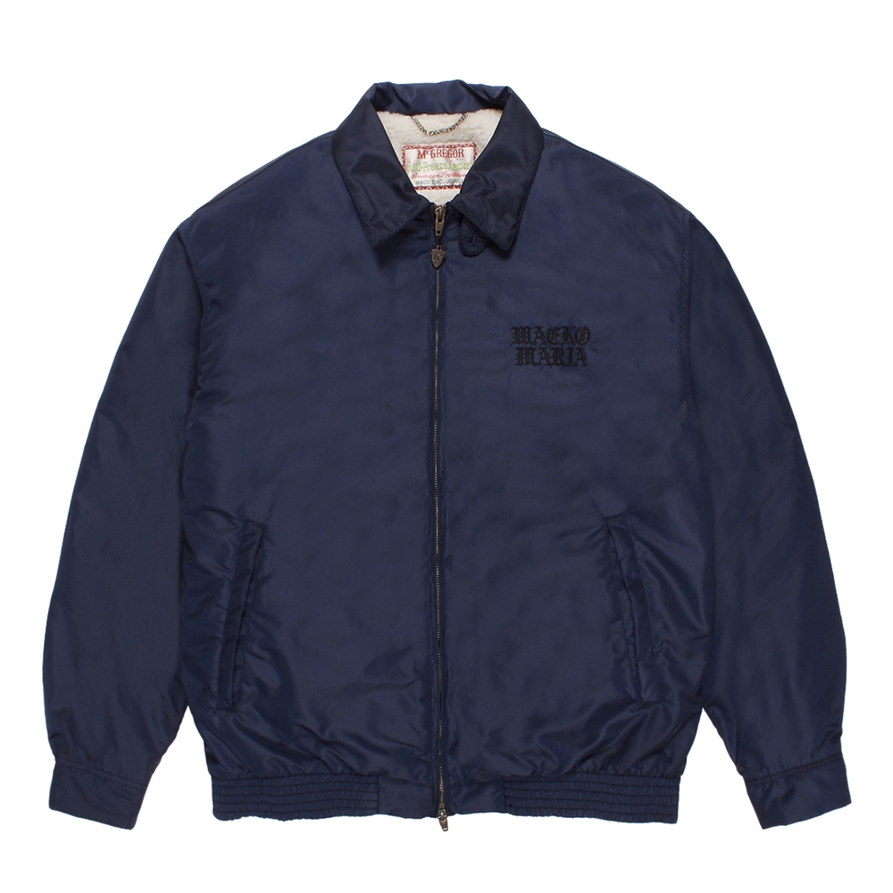 WACKO MARIA/MCGREGOR / NYLON ANTI-FREEZE JACKET（NAVY）［ナイロン