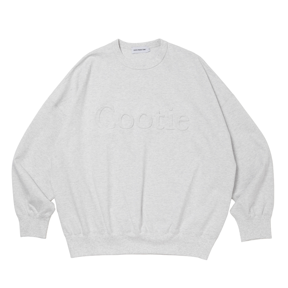 COOTIE PRODUCTIONS/Heavy Oz Jersey Plain Crew（Oatmeal）［プレーン