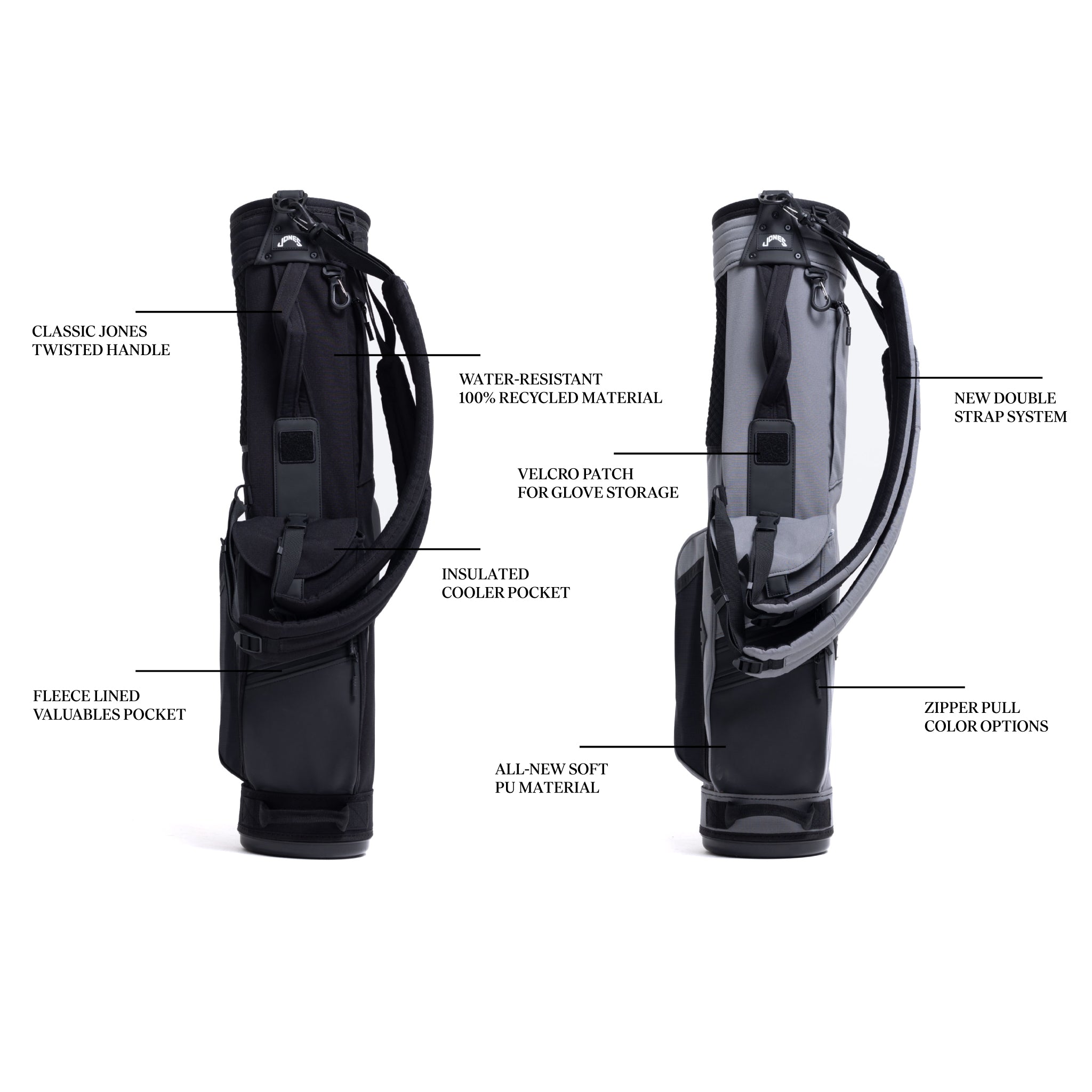 Rover Carry Bag – Jones Golf Bags