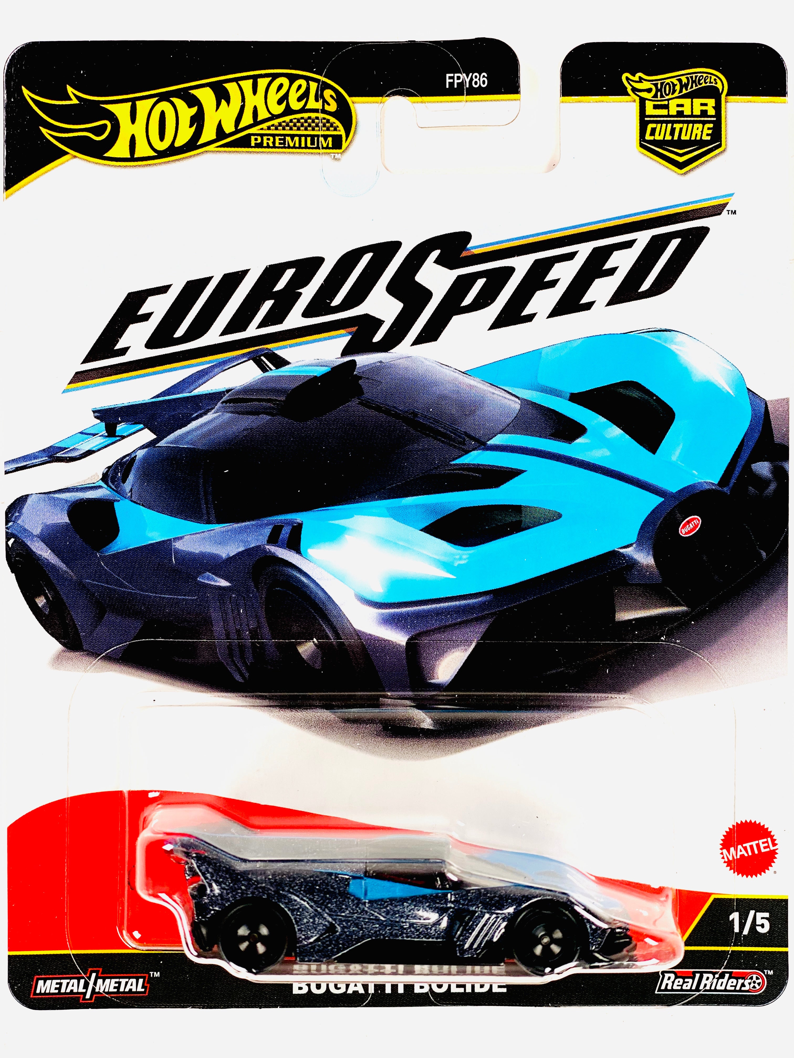 Hot Wheels 2025 Car Culture Euro Speed Bugatti Bolide – Jcardiecast