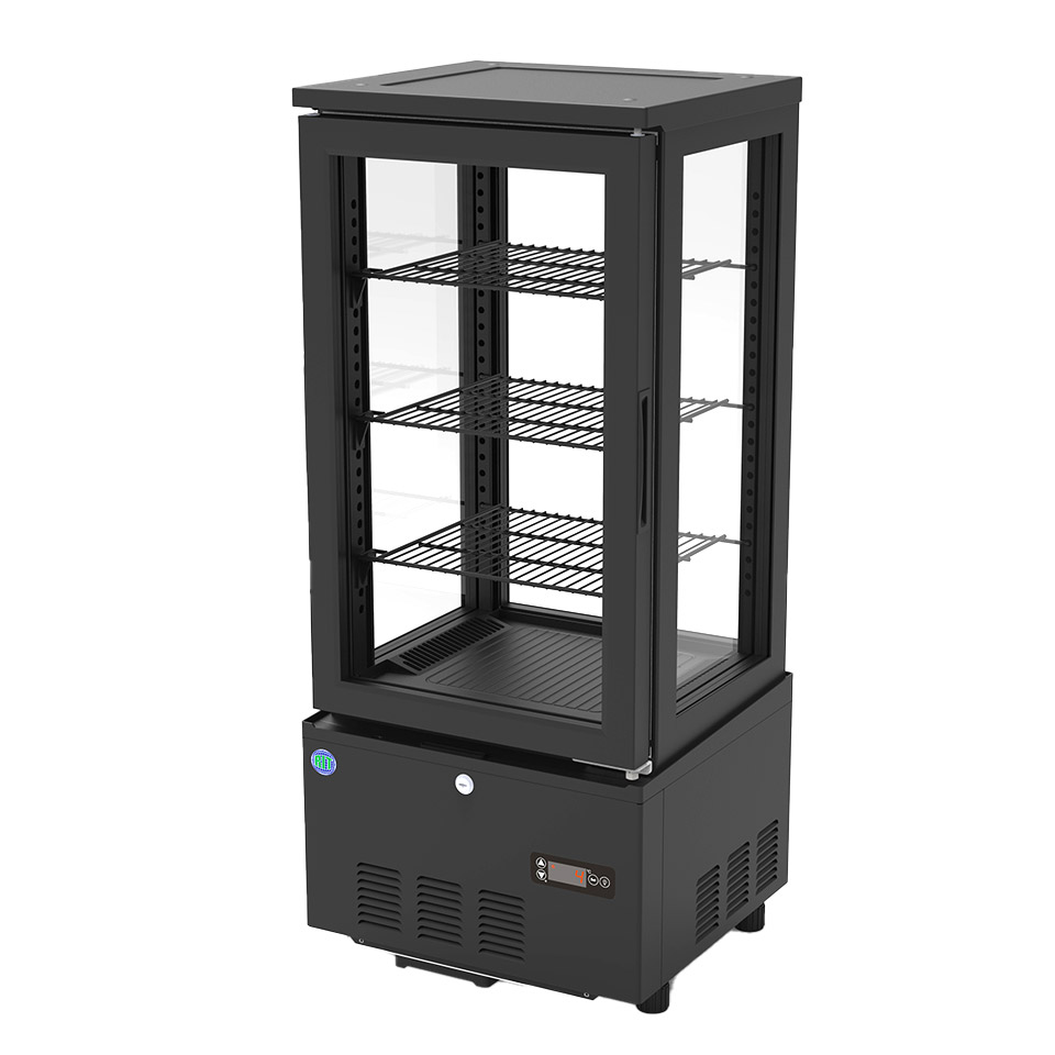 JCMオフィシャルショップ / RIT 4面ガラス冷蔵ショーケース (片面扉